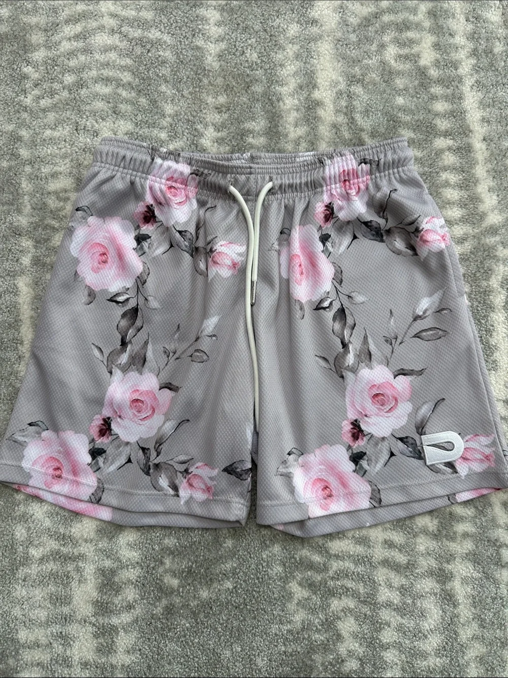 DRIP Rose Garden Print Mesh Shorts YM